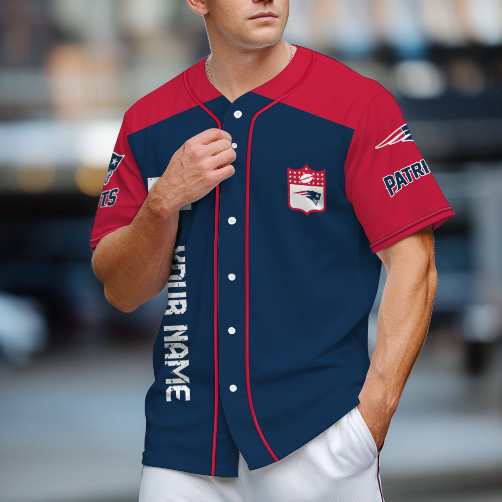 New England Patriots Baseball Jersey New Collection NFL AZHGBJS000022