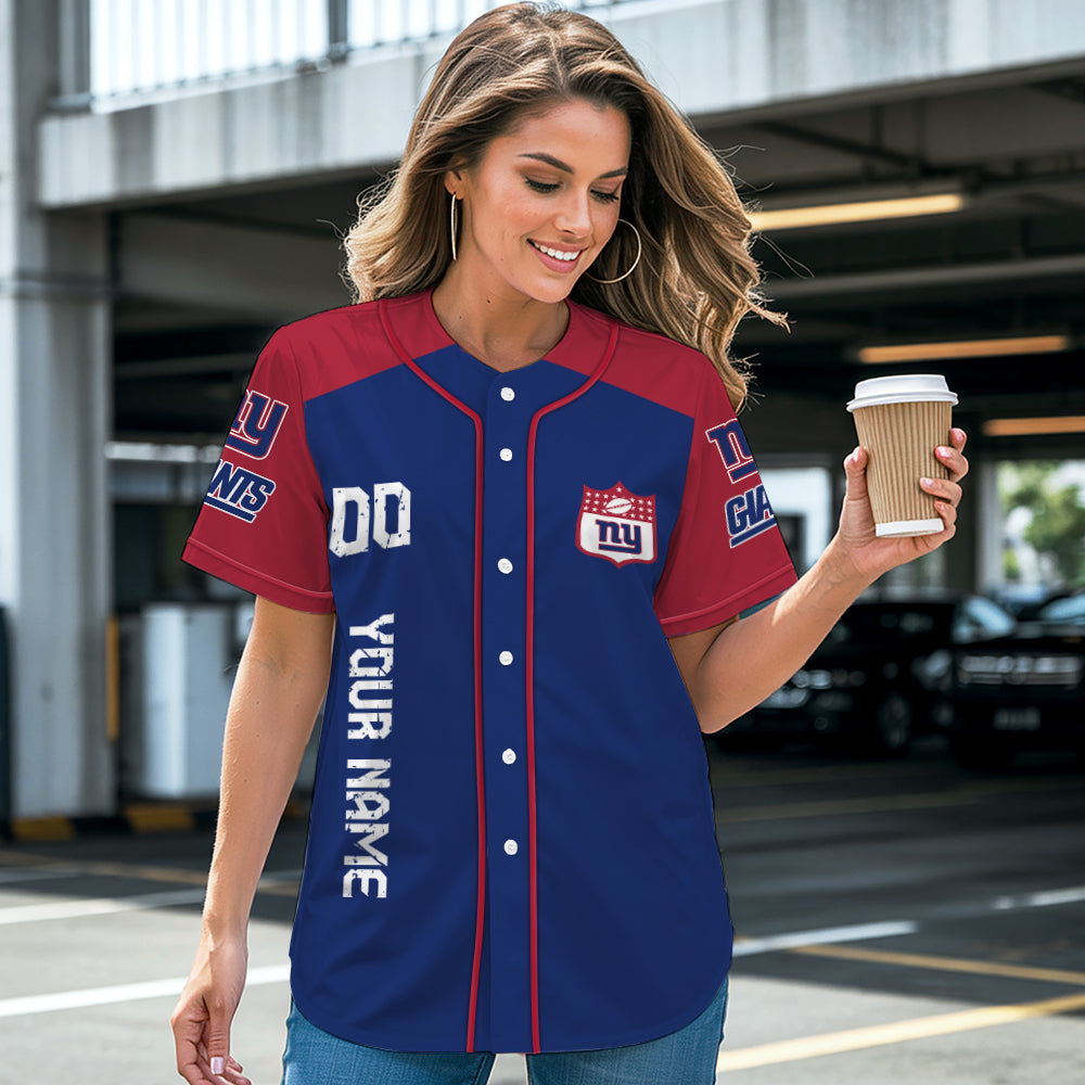 New York Giants Baseball Jersey New Collection NFL AZHGBJS000024