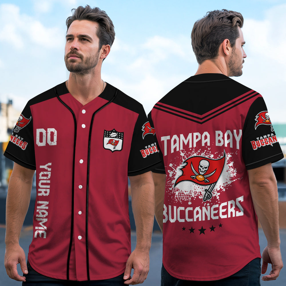 Tampa Bay Buccaneers Baseball Jersey New Collection NFL AZHGBJS000030