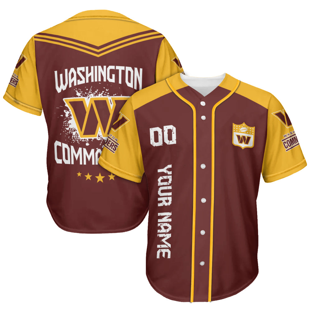 Washington Commanders Baseball Jersey New Collection NFL AZHGBJS000032