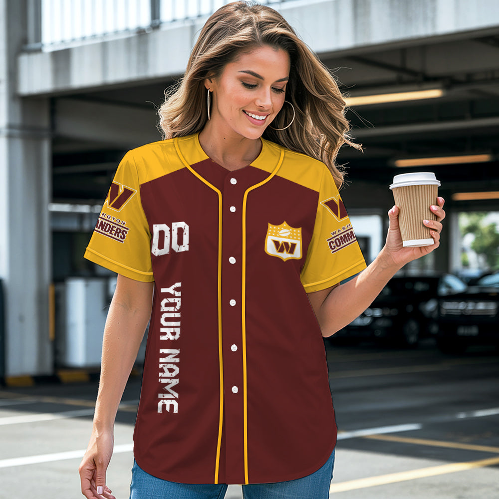 Washington Commanders Baseball Jersey New Collection NFL AZHGBJS000032