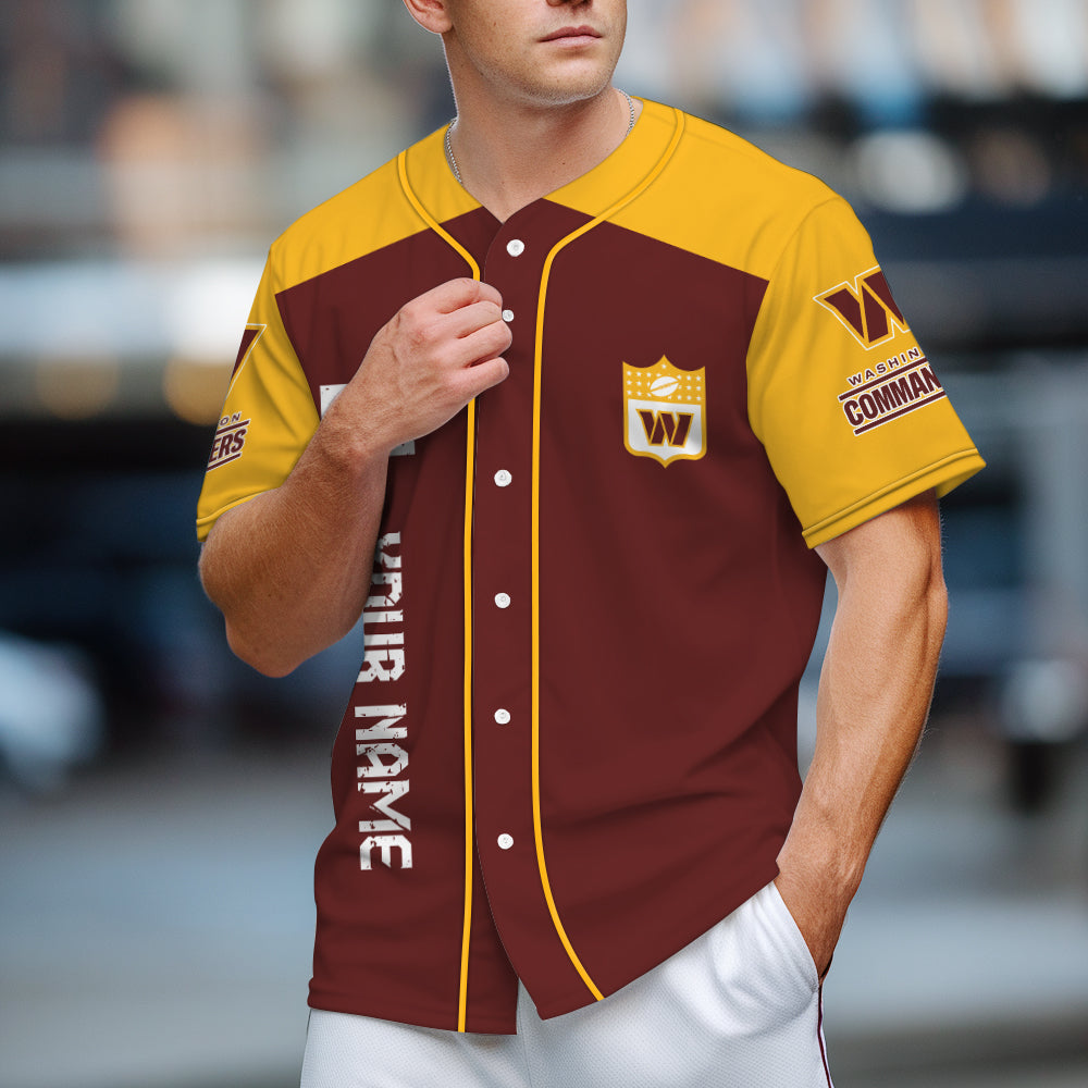 Washington Commanders Baseball Jersey New Collection NFL AZHGBJS000032