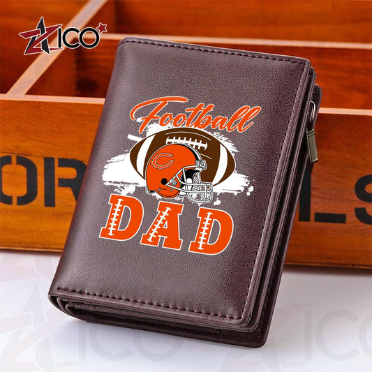Chicago Bears Farther’s Day Men’s Slim Vertical Leather Wallet Trending 2025 AZHGSVLW000006