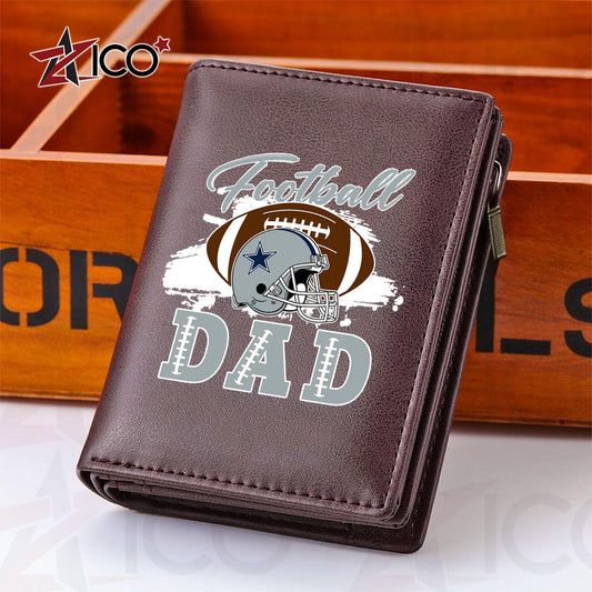 Dallas Cowboys Farther’s Day Men’s Slim Vertical Leather Wallet Trending 2025 AZHGSVLW000009