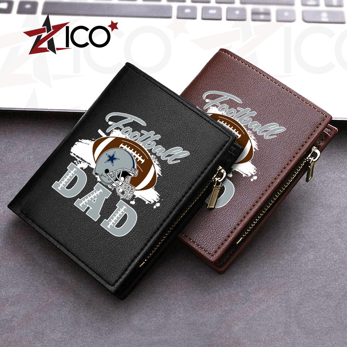 Dallas Cowboys Farther’s Day Men’s Slim Vertical Leather Wallet Trending 2025 AZHGSVLW000009
