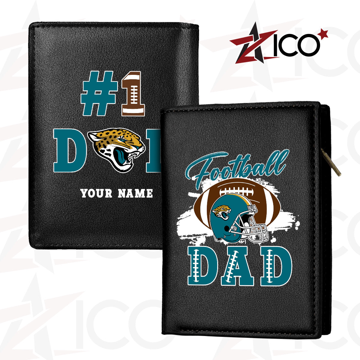 Jacksonville Jaguars Farther’s Day Men’s Slim Vertical Leather Wallet Trending 2025 AZHGSVLW000015