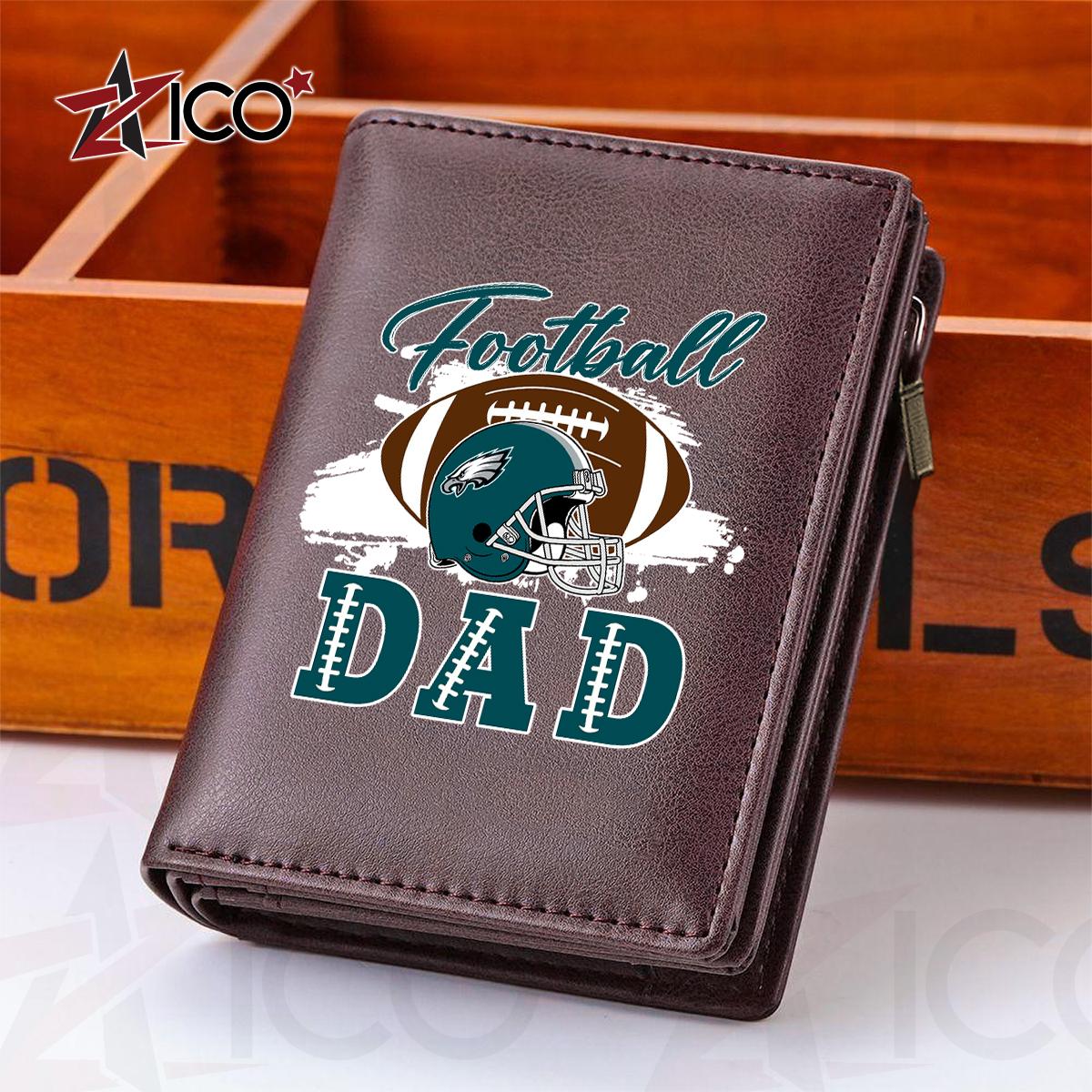 Philadelphia Eagles Farther’s Day Men’s Slim Vertical Leather Wallet Trending 2025 AZHGSVLW000026