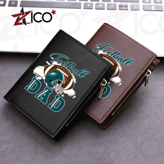 Philadelphia Eagles Farther’s Day Men’s Slim Vertical Leather Wallet Trending 2025 AZHGSVLW000026