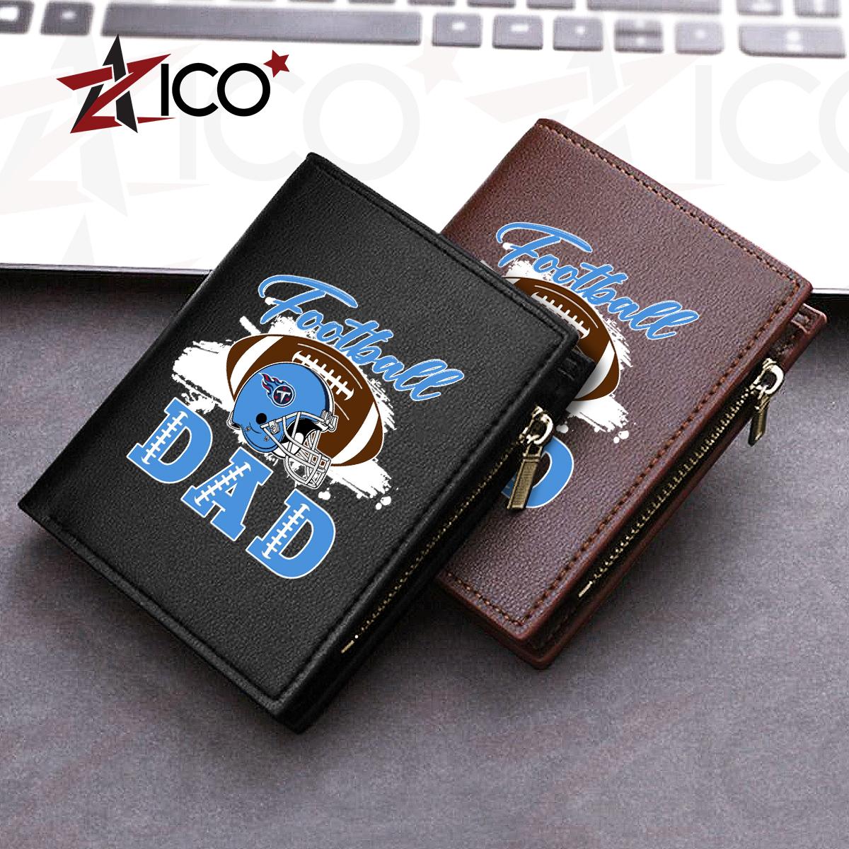 Tennessee Titans Farther’s Day Men’s Slim Vertical Leather Wallet Trending 2025 AZHGSVLW000031
