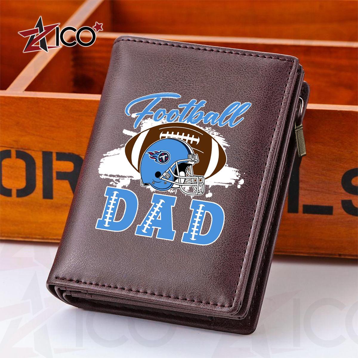 Tennessee Titans Farther’s Day Men’s Slim Vertical Leather Wallet Trending 2025 AZHGSVLW000031