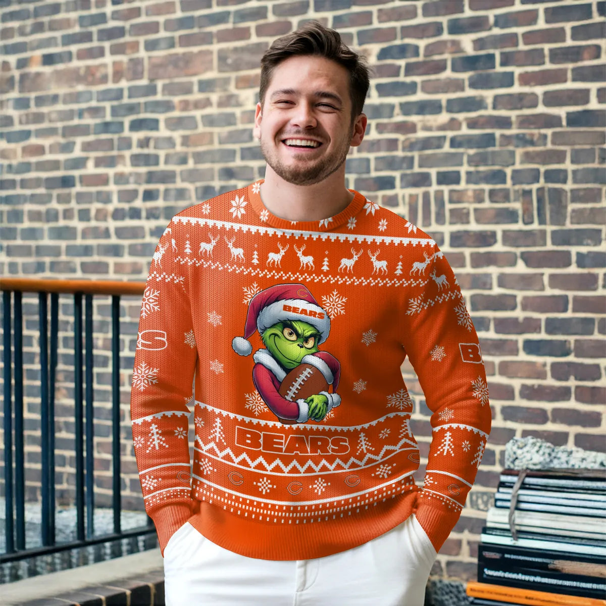 Chicago Bears Premium Ugly Christmas Sweater Limited Edition AZHGUSW000004TeamColor