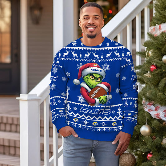Los Angeles Rams Premium Ugly Christmas Sweater Limited Edition AZHGUSW000008TeamColor