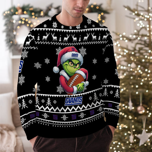New York Giants Premium Ugly Christmas Sweater Limited Edition AZHGUSW000011Black
