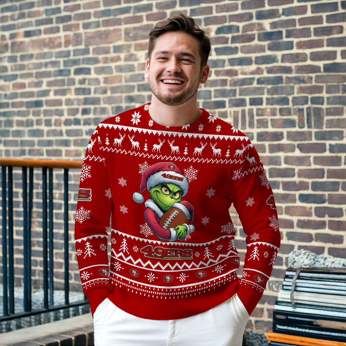 San Francisco 49ers Premium Ugly Christmas Sweater Limited Edition AZHGUSW000013TeamColor