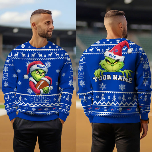 Buffalo Bills Premium Ugly Christmas Sweater Limited Edition AZHGUSW000018TeamColor