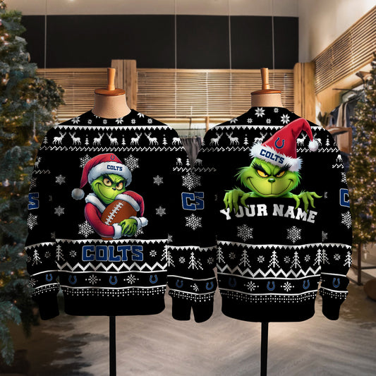 Indianapolis Colts Premium Ugly Christmas Sweater Limited Edition AZHGUSW000023Black