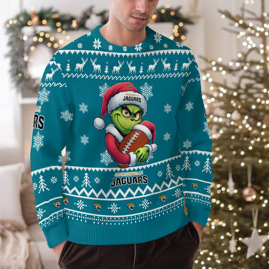 Jacksonville Jaguars Premium Ugly Christmas Sweater Limited Edition AZHGUSW000024TeamColor
