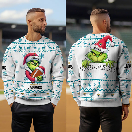 Jacksonville Jaguars Premium Ugly Christmas Sweater Limited Edition AZHGUSW000024White