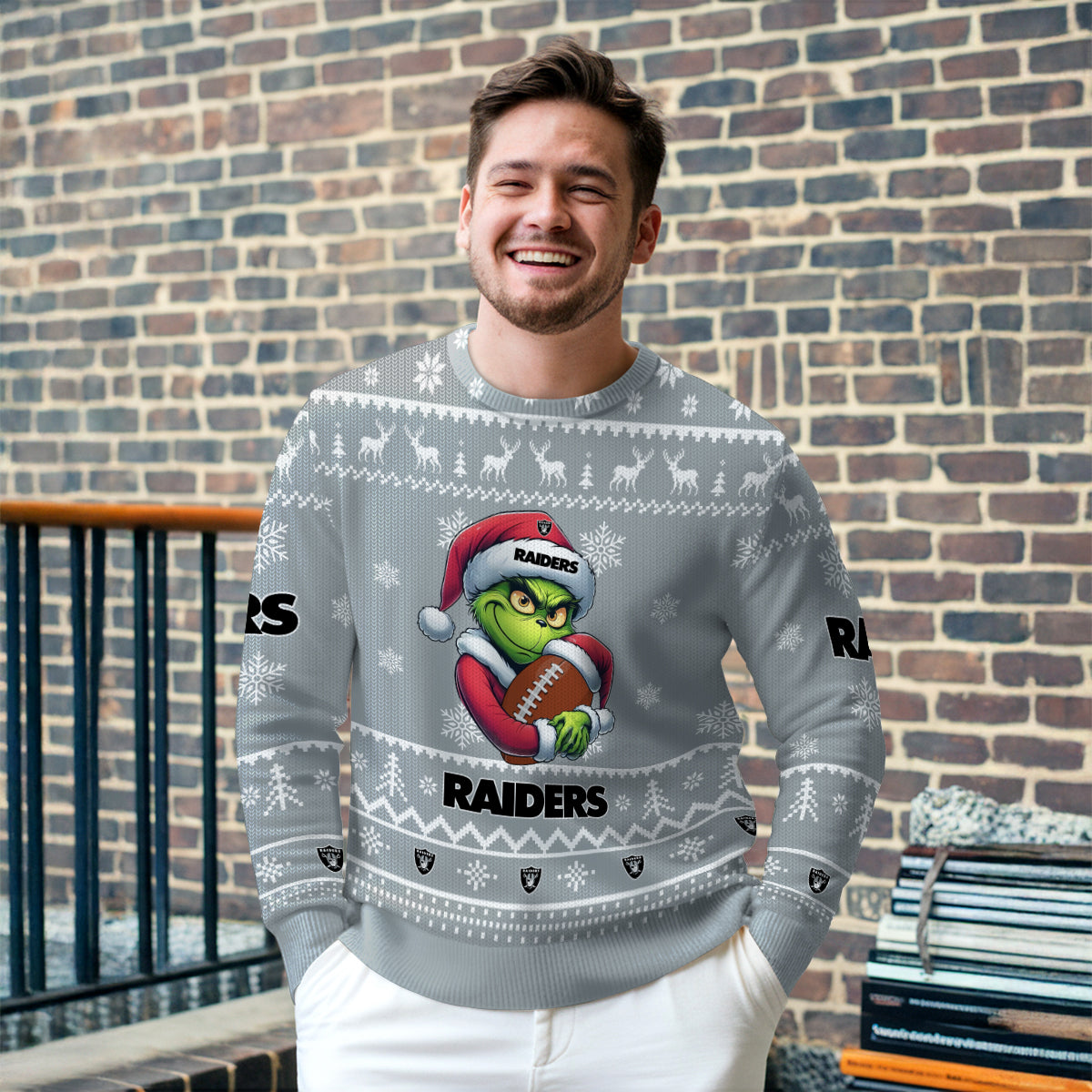Las Vegas Raiders Premium Ugly Christmas Sweater Limited Edition AZHGUSW000026TeamColor