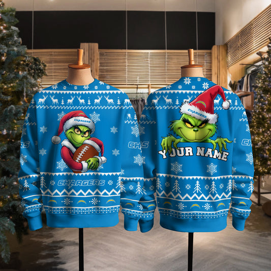 Los Angeles Chargers Premium Ugly Christmas Sweater Limited Edition AZHGUSW000027TeamColor