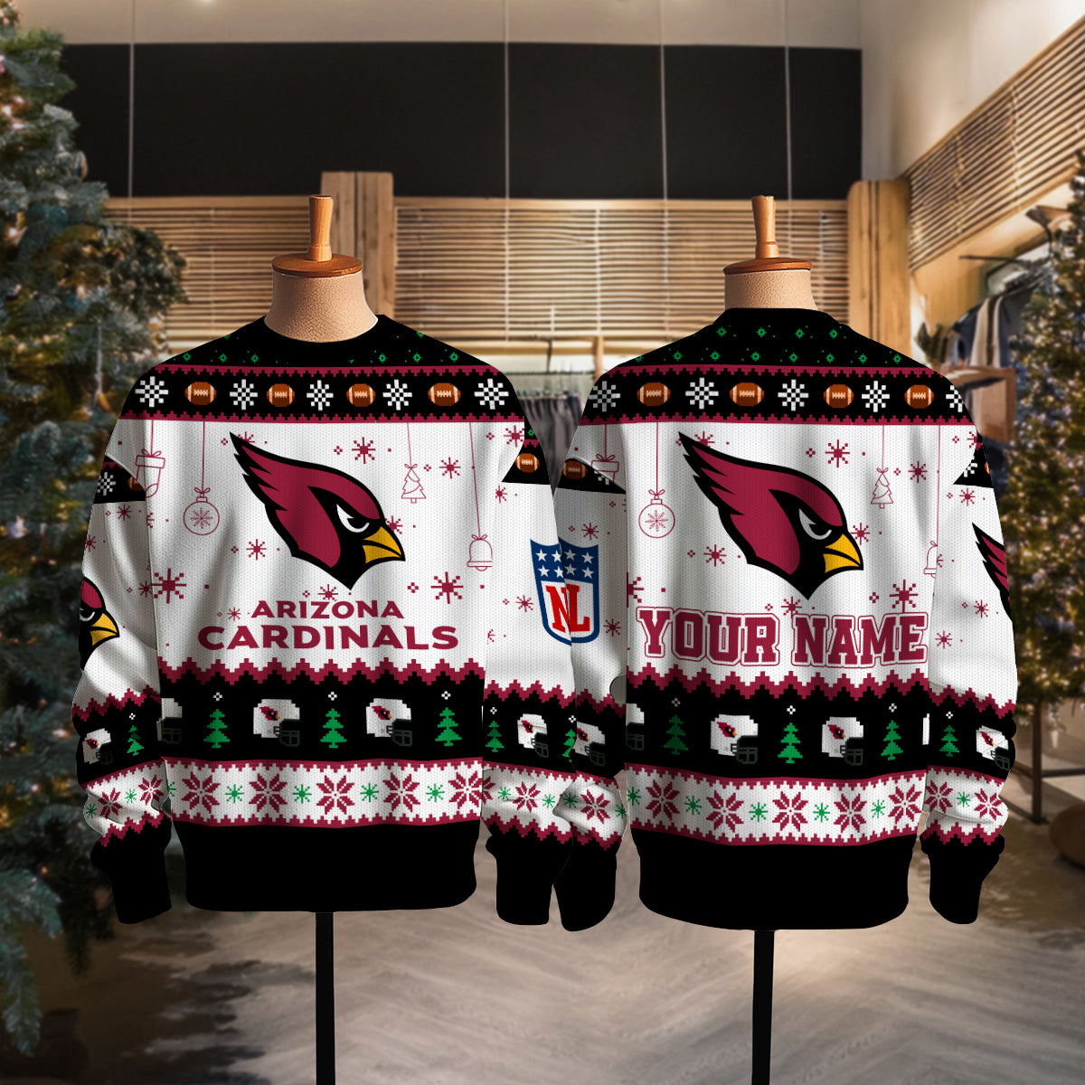 Arizona Cardinals Premium Ugly Christmas Sweater New Collection AZHGUSW000033