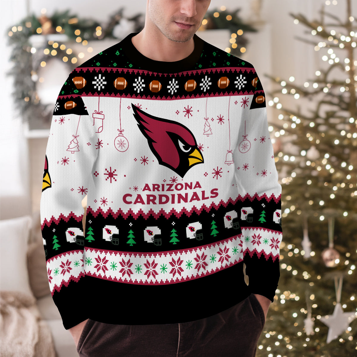Arizona Cardinals Premium Ugly Christmas Sweater New Collection AZHGUSW000033