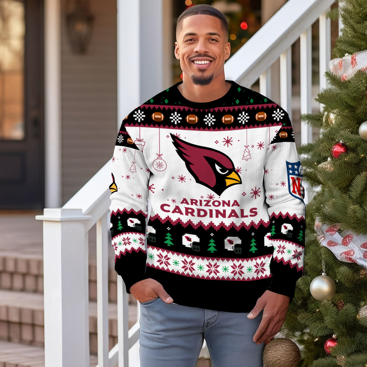 Arizona Cardinals Premium Ugly Christmas Sweater New Collection AZHGUSW000033