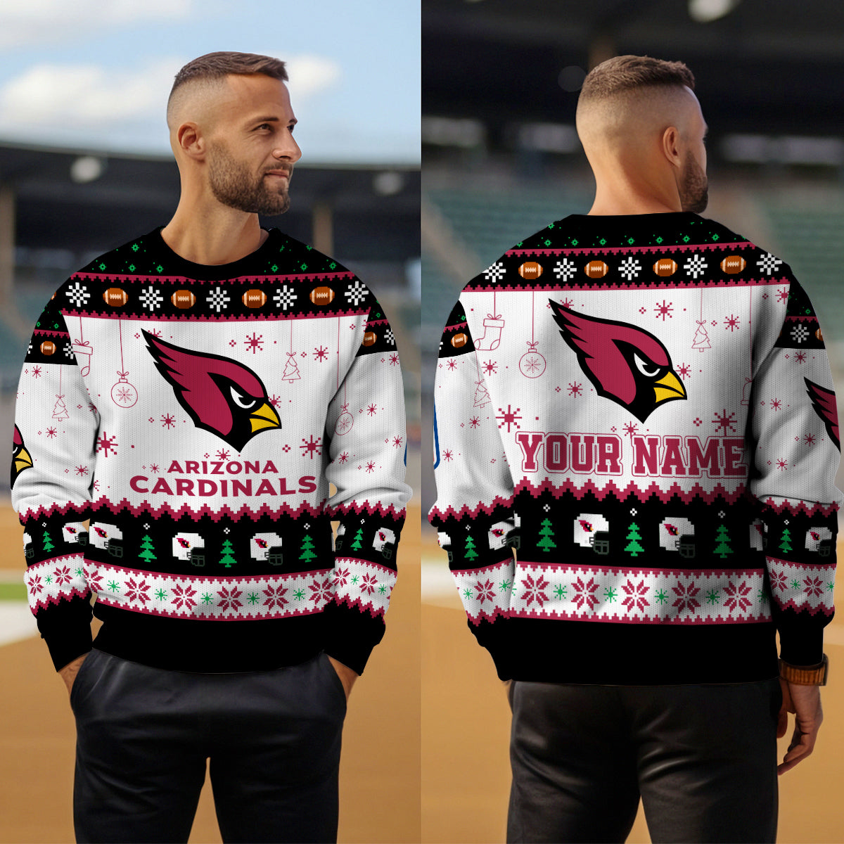 Arizona Cardinals Premium Ugly Christmas Sweater New Collection AZHGUSW000033