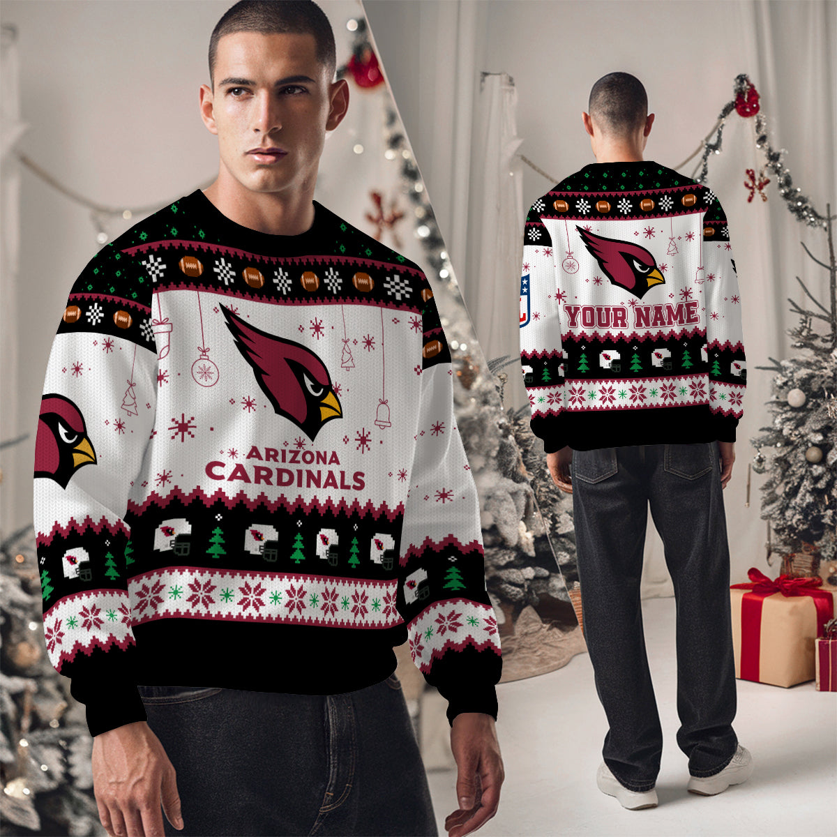 Arizona Cardinals Premium Ugly Christmas Sweater New Collection AZHGUSW000033