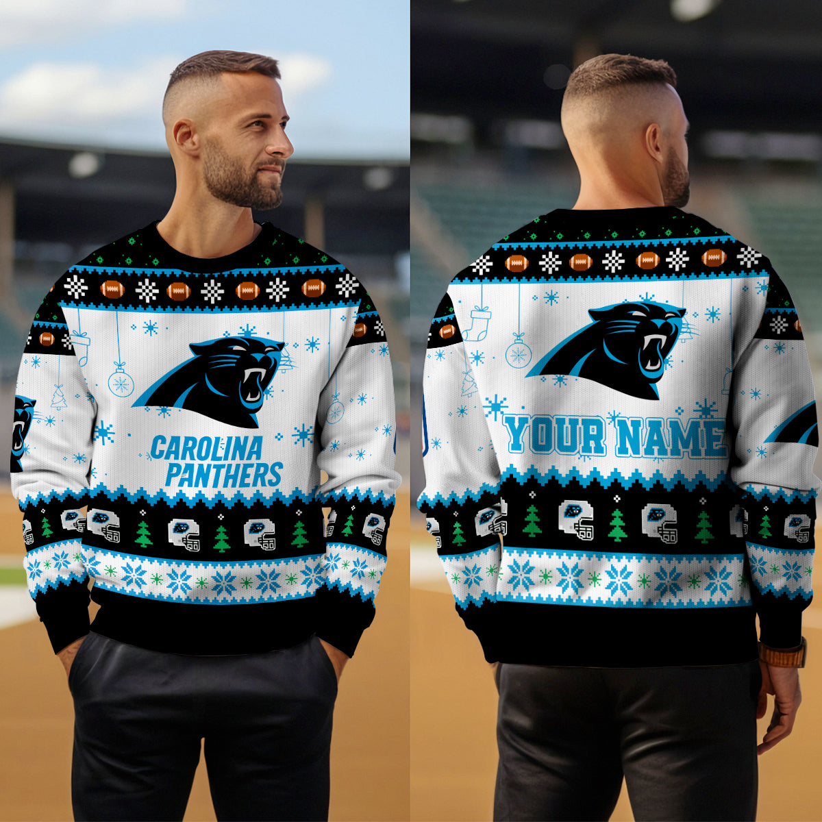 Carolina Panthers Premium Ugly Christmas Sweater New Collection AZHGUSW000035