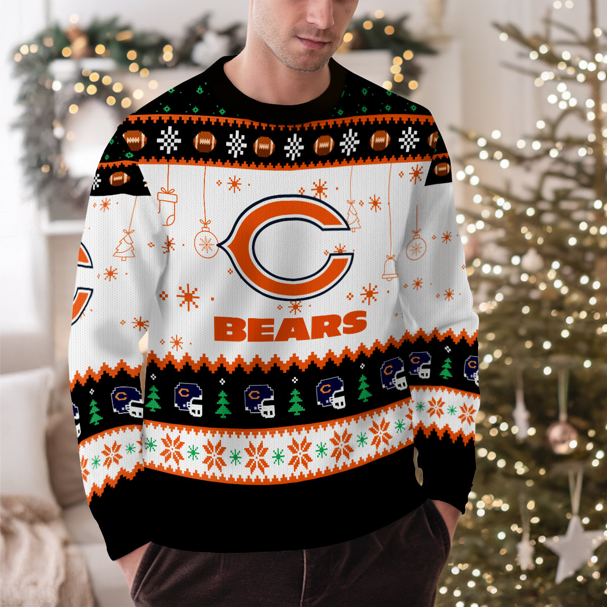 Chicago Bears Premium Ugly Christmas Sweater New Collection AZHGUSW000036