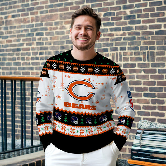 Chicago Bears Premium Ugly Christmas Sweater New Collection AZHGUSW000036