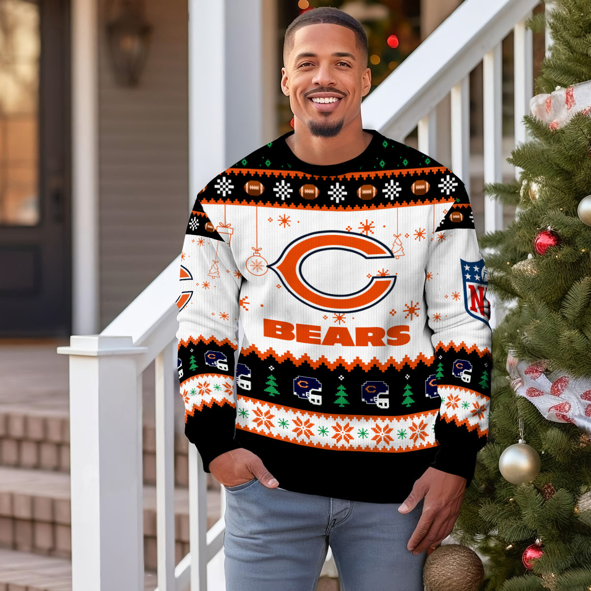 Chicago Bears Premium Ugly Christmas Sweater New Collection AZHGUSW000036