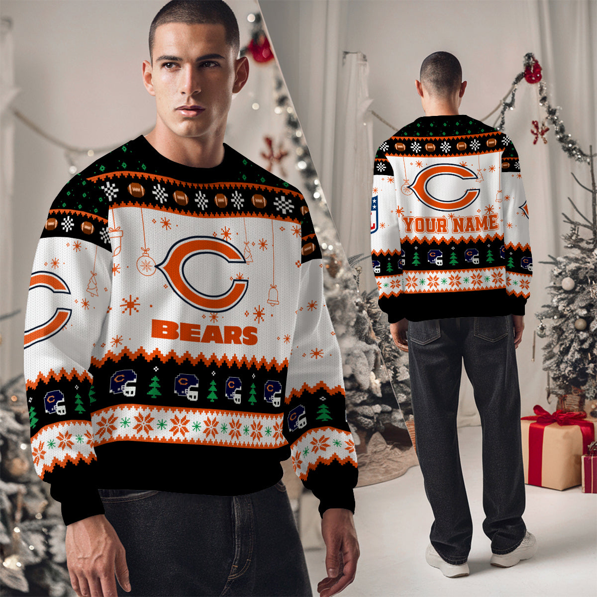 Chicago Bears Premium Ugly Christmas Sweater New Collection AZHGUSW000036