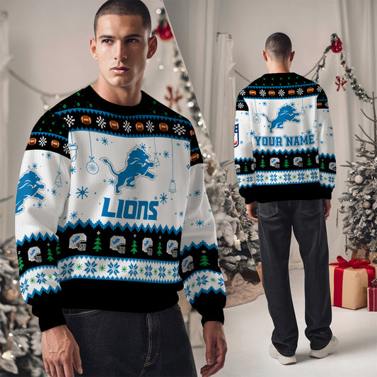 Detroit Lions Premium Ugly Christmas Sweater New Collection AZHGUSW000038