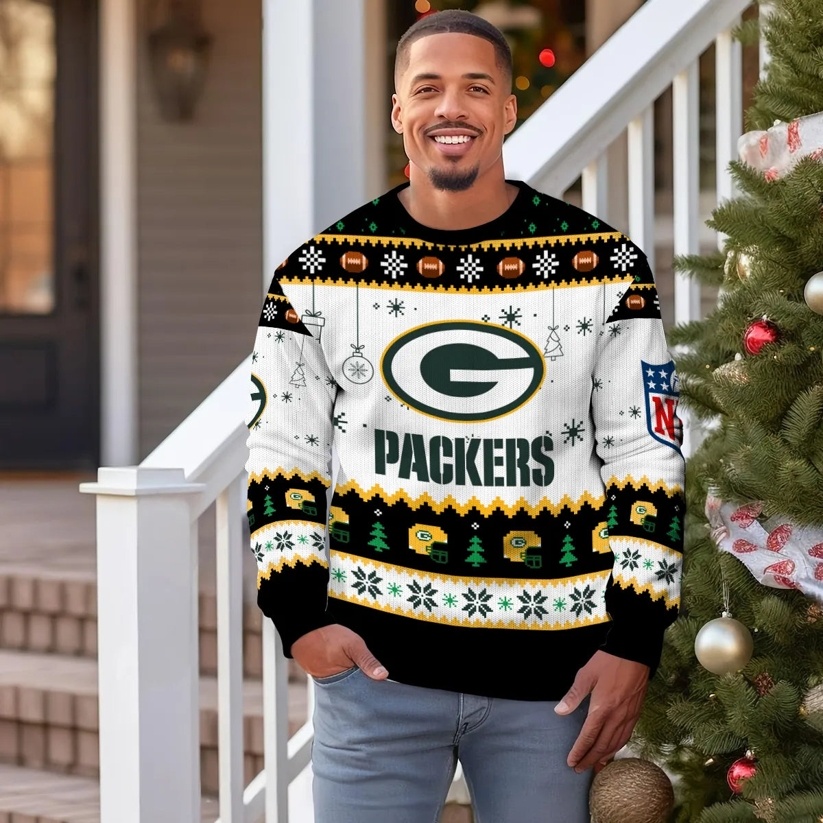 Green Bay Packers Premium Ugly Christmas Sweater New Collection AZHGUSW000039