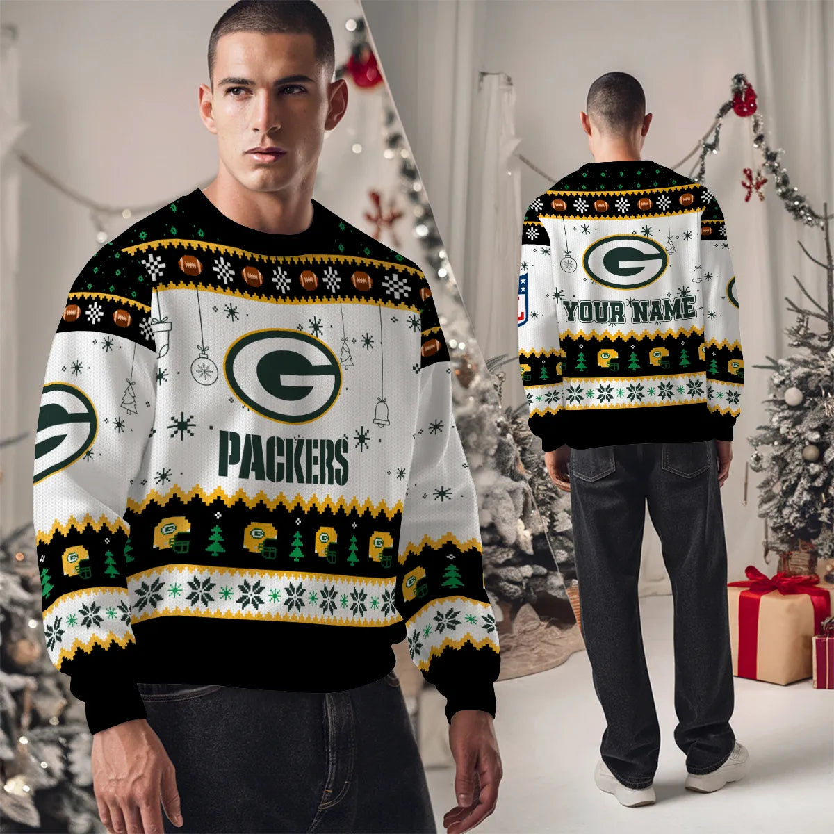 Green Bay Packers Premium Ugly Christmas Sweater New Collection AZHGUSW000039