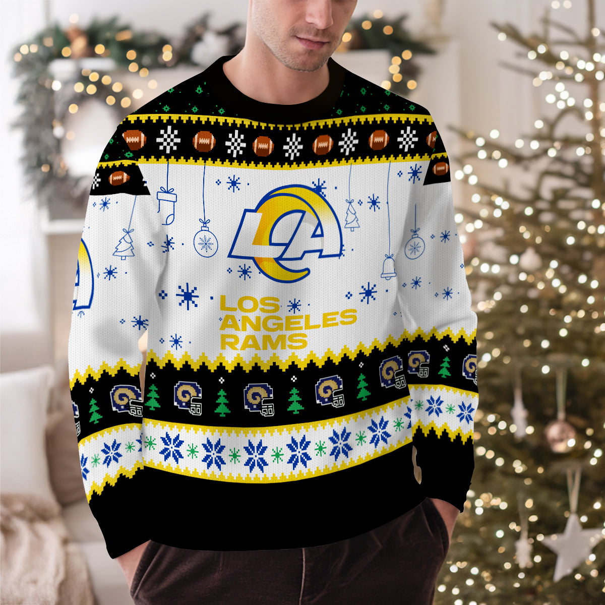Los Angeles Rams Premium Ugly Christmas Sweater New Collection AZHGUSW000040
