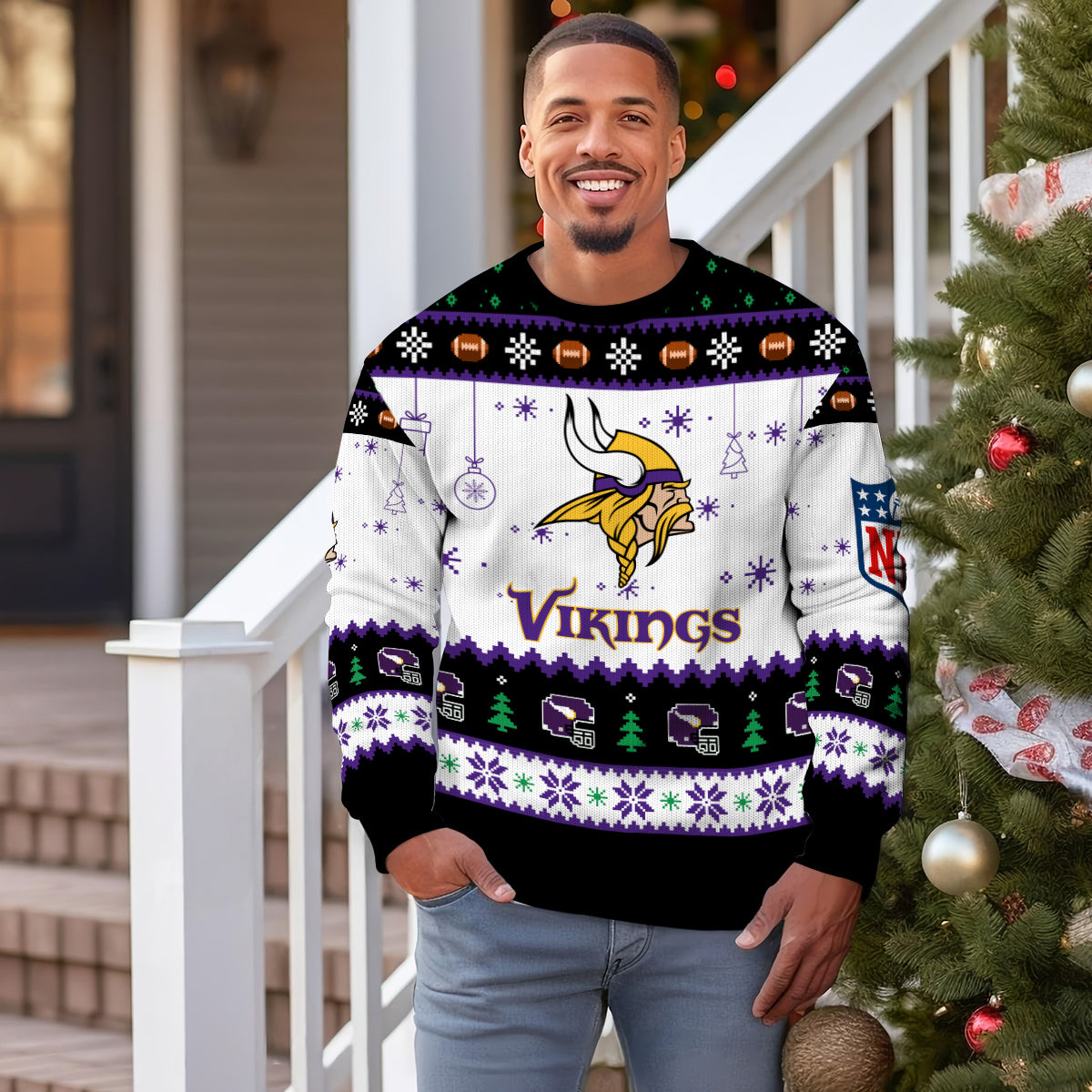 Minnesota Vikings Premium Ugly Christmas Sweater New Collection AZHGUSW000041