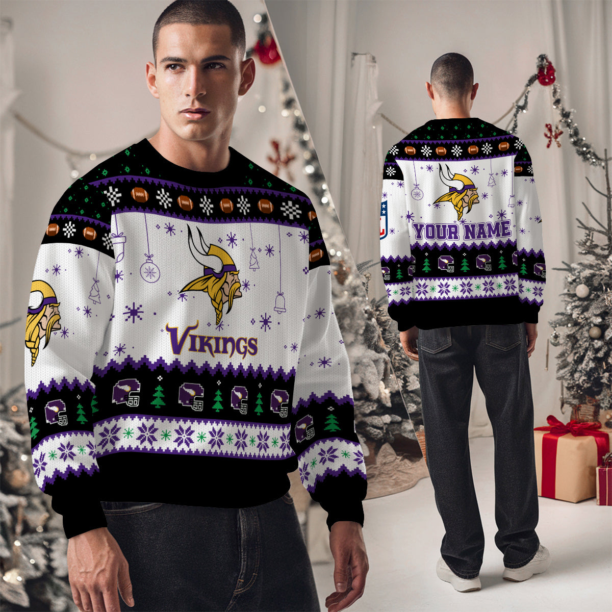 Minnesota Vikings Premium Ugly Christmas Sweater New Collection AZHGUSW000041