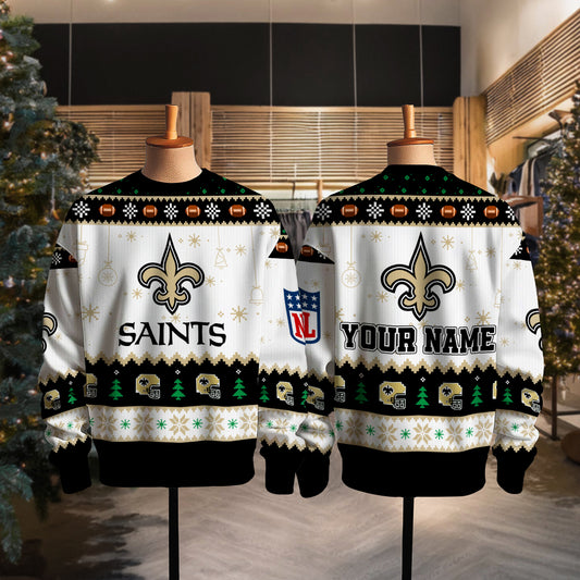 New Orleans Saints Premium Ugly Christmas Sweater New Collection AZHGUSW000042