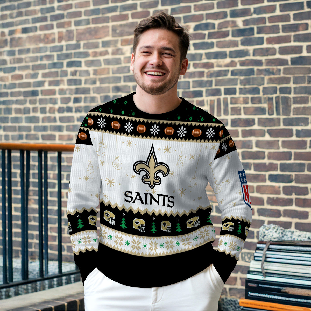 New Orleans Saints Premium Ugly Christmas Sweater New Collection AZHGUSW000042