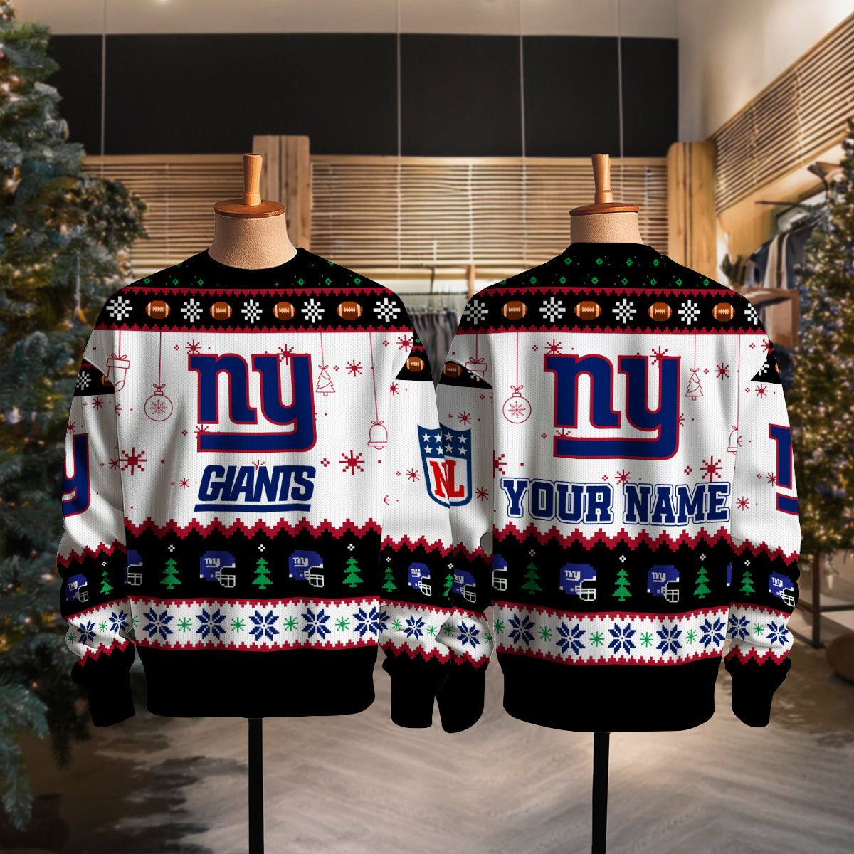 New York Giants Premium Ugly Christmas Sweater New Collection AZHGUSW000043