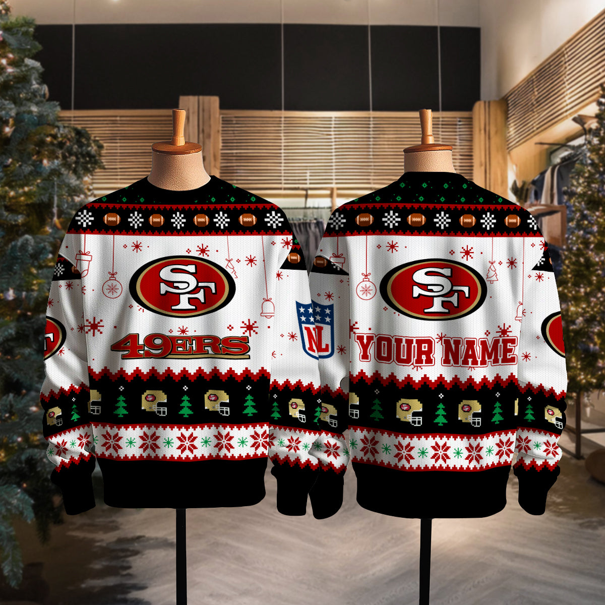 San Francisco 49ers Premium Ugly Christmas Sweater New Collection AZHGUSW000045