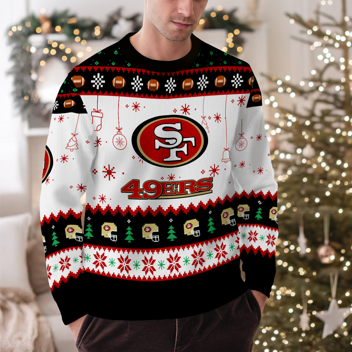 San Francisco 49ers Premium Ugly Christmas Sweater New Collection AZHGUSW000045