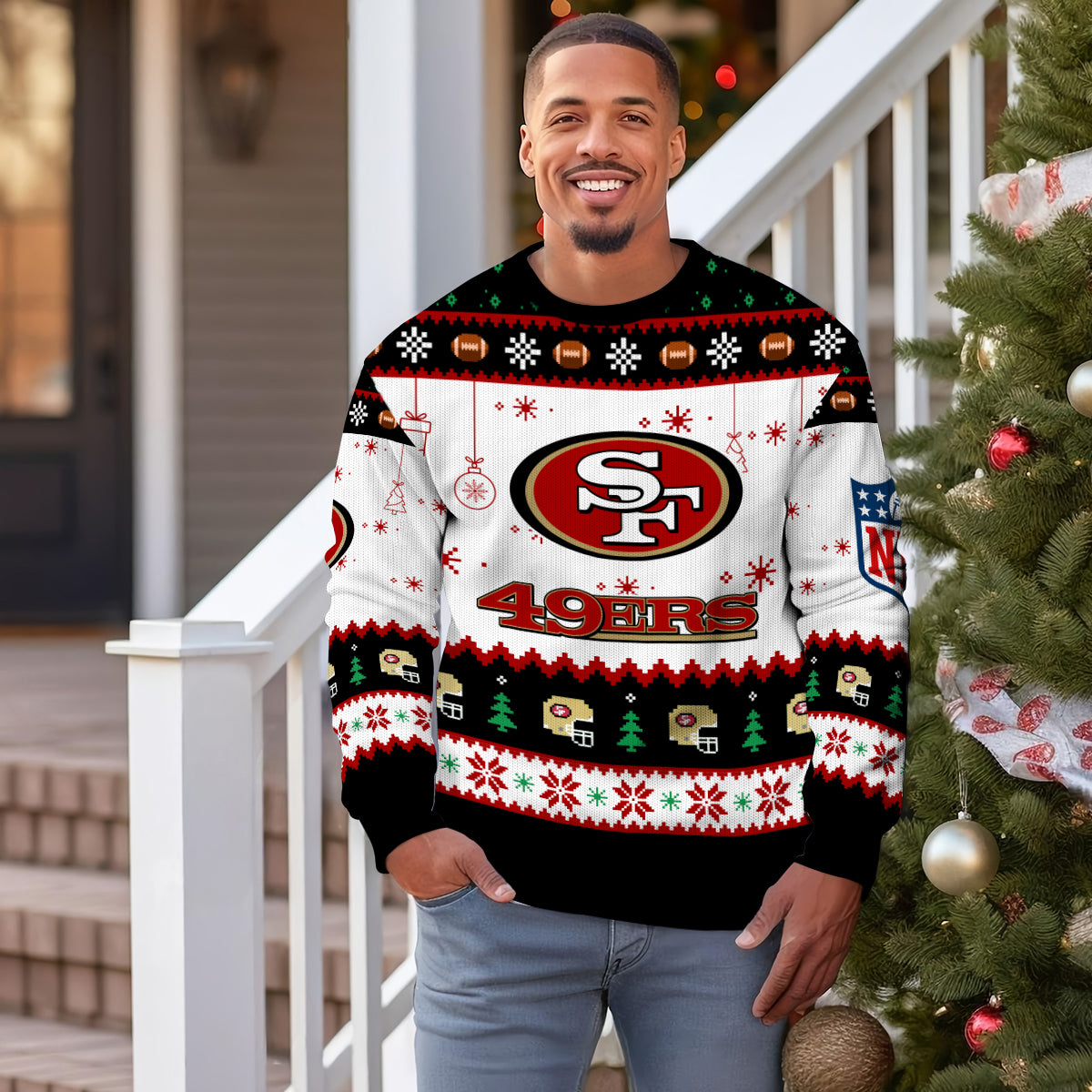 San Francisco 49ers Premium Ugly Christmas Sweater New Collection AZHGUSW000045