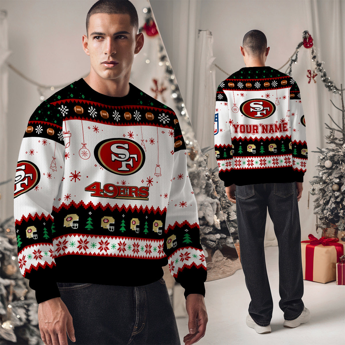 San Francisco 49ers Premium Ugly Christmas Sweater New Collection AZHGUSW000045