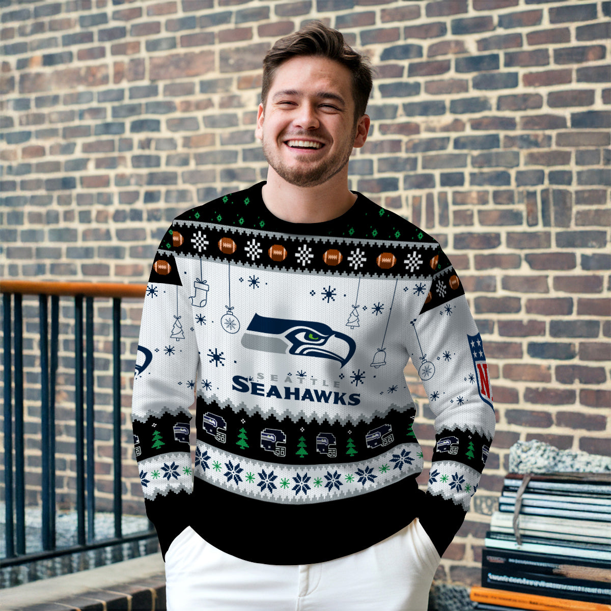 Seattle Seahawks Premium Ugly Christmas Sweater New Collection AZHGUSW000046