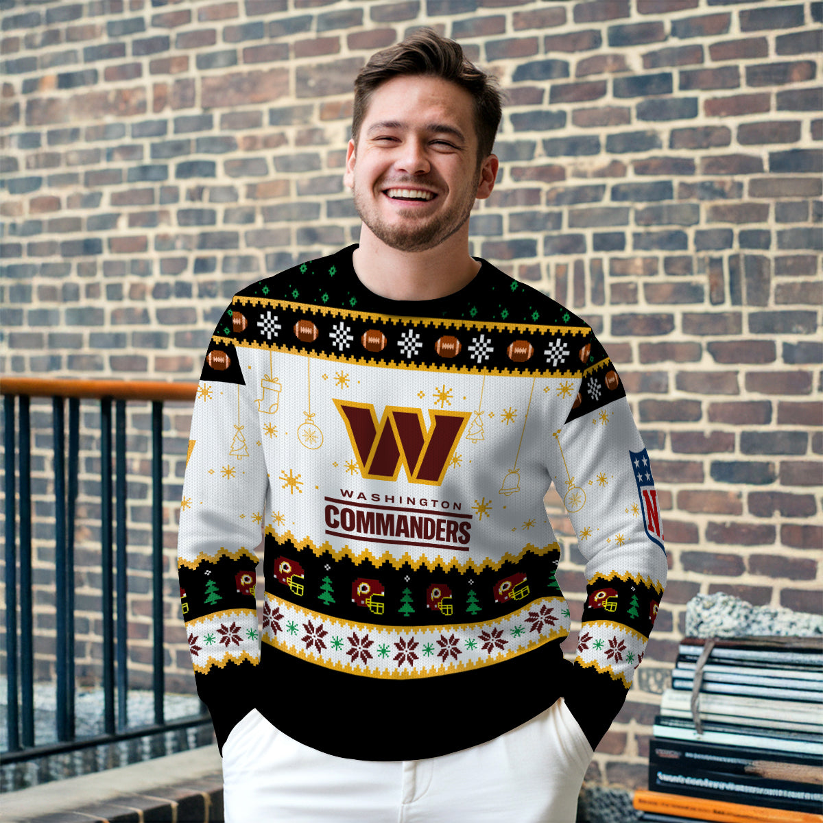 Washington Commanders Premium Ugly Christmas Sweater New Collection AZHGUSW000048