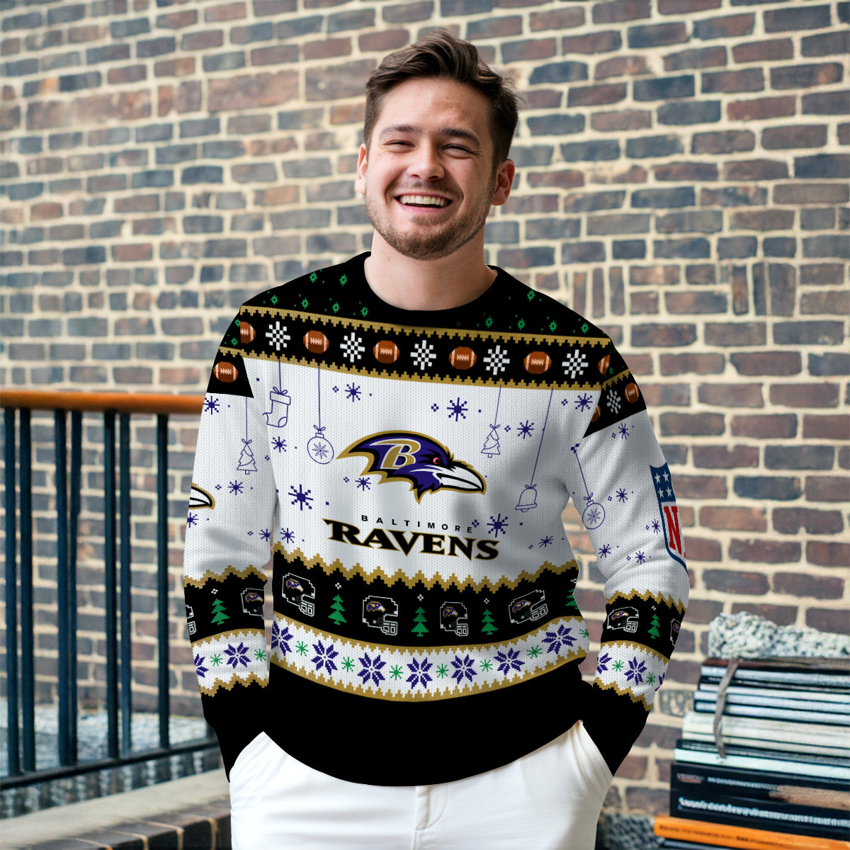 Baltimore Ravens Premium Ugly Christmas Sweater New Collection AZHGUSW000049